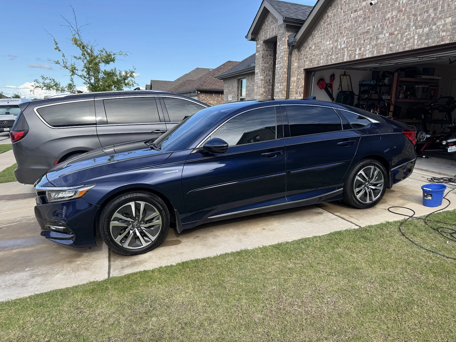 Freshly tinted Honda Accord by Mr. Blessed Tint & Wrap in Princeton, TX